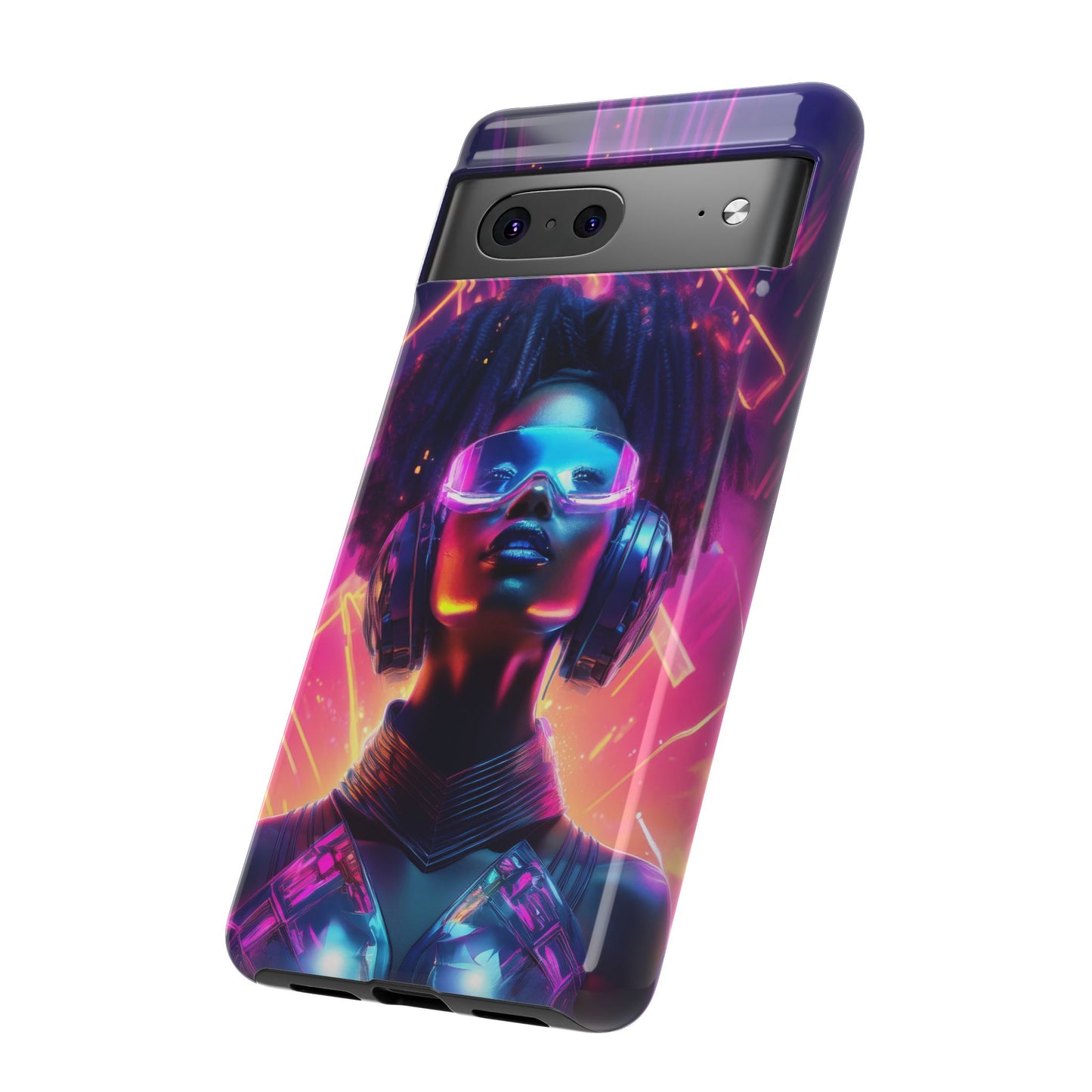 Futuristic Cyberpunk Female Cell Phone Case 030