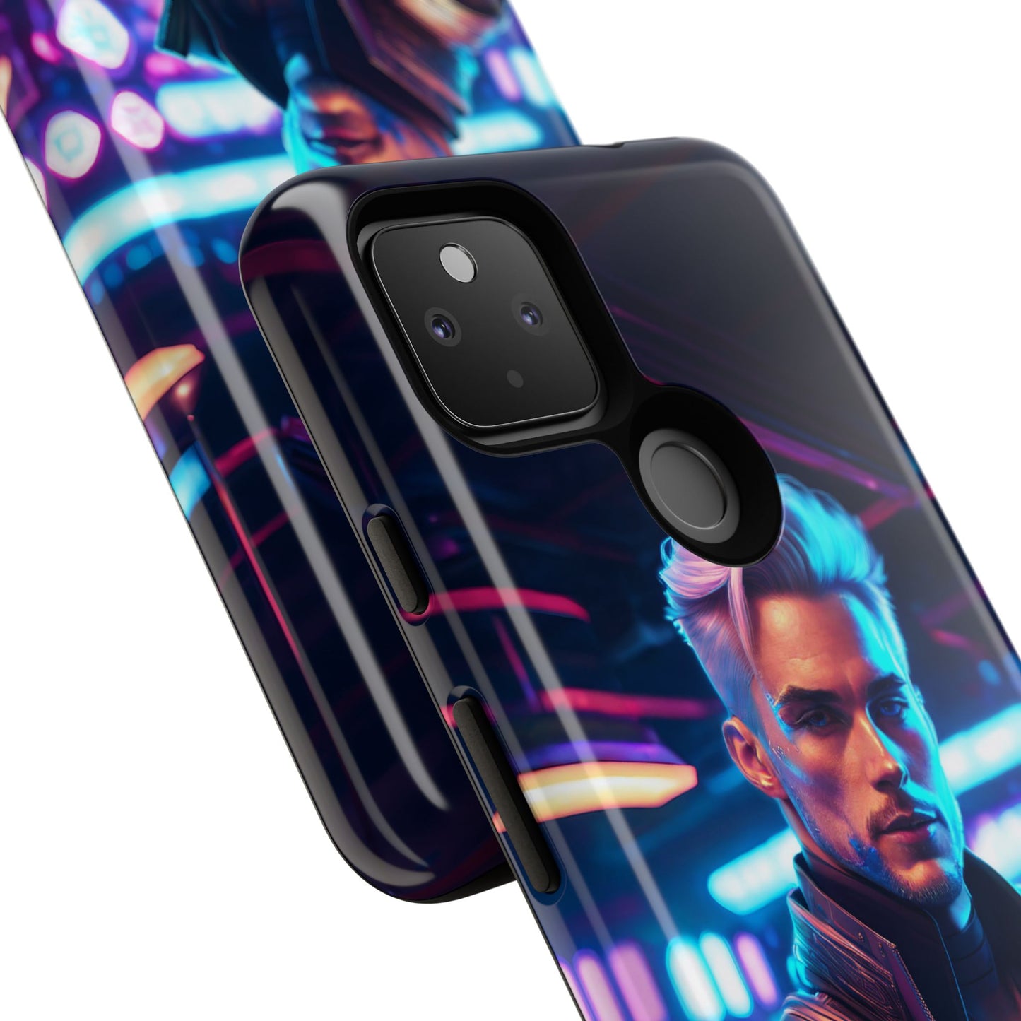 Futuristic Cyberpunk Male Cell Phone Case 008