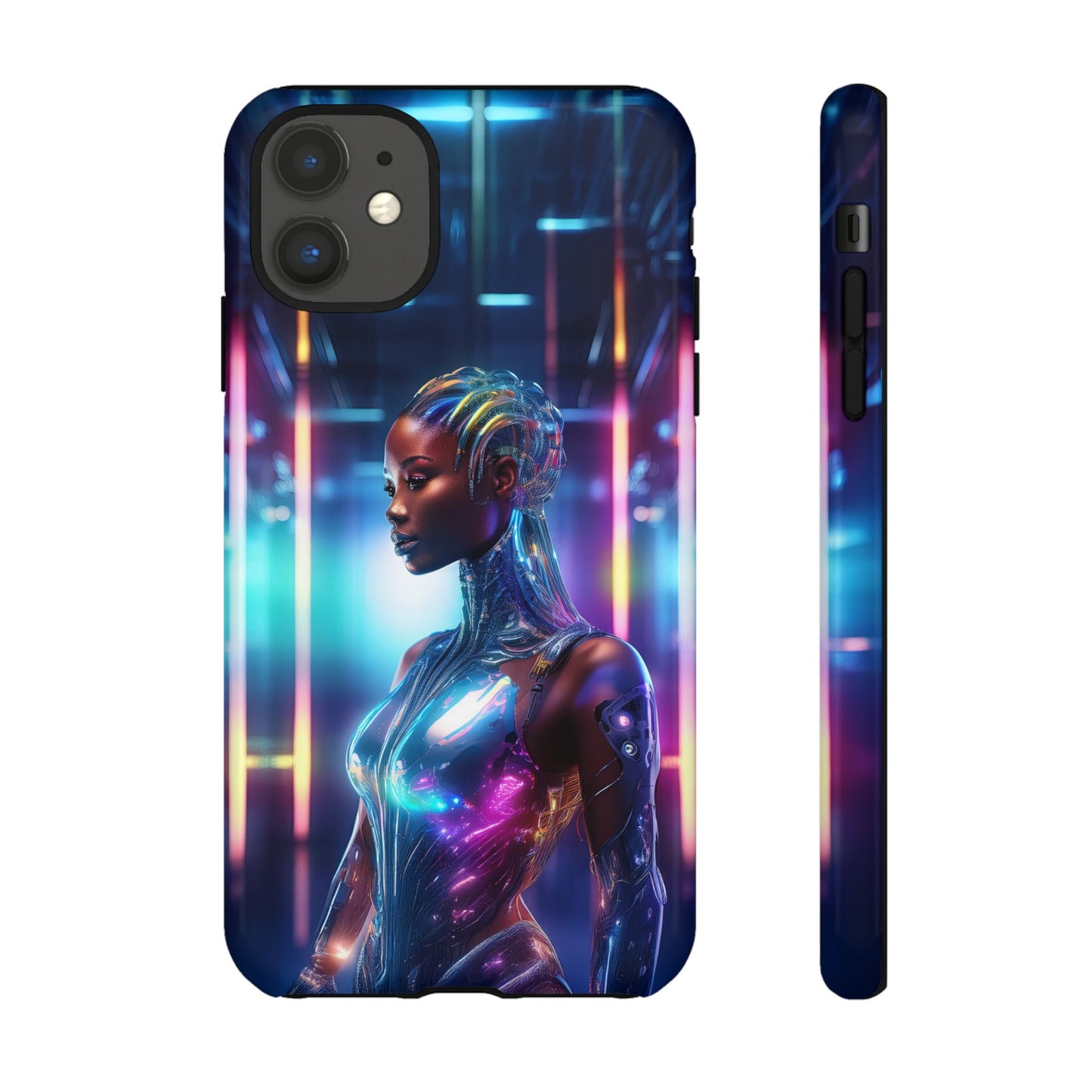 Futuristic Human Android Hybrid Cell Phone Case 014