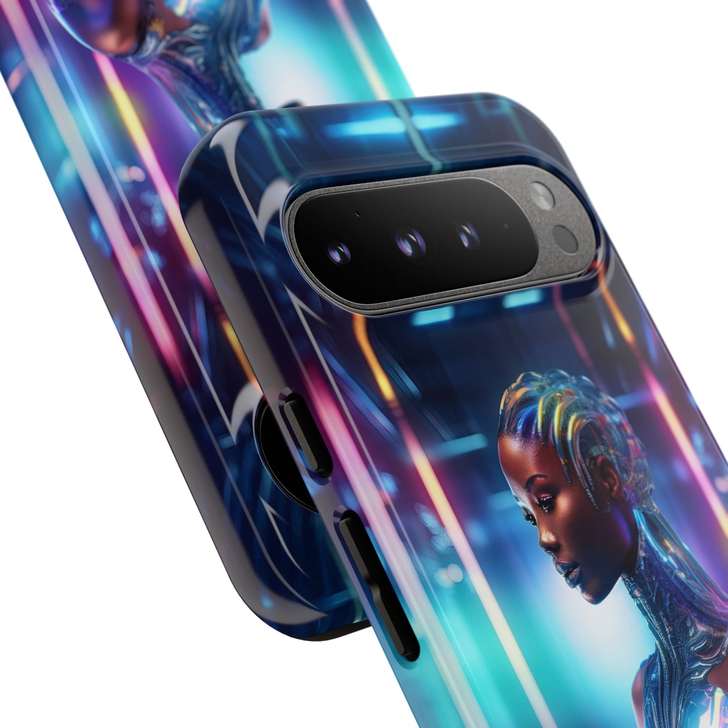 Futuristic Human Android Hybrid Cell Phone Case 014