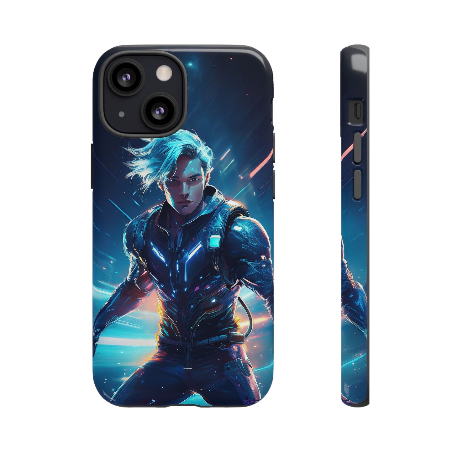 Futuristic Cyberpunk Male Cell Phone Case 024