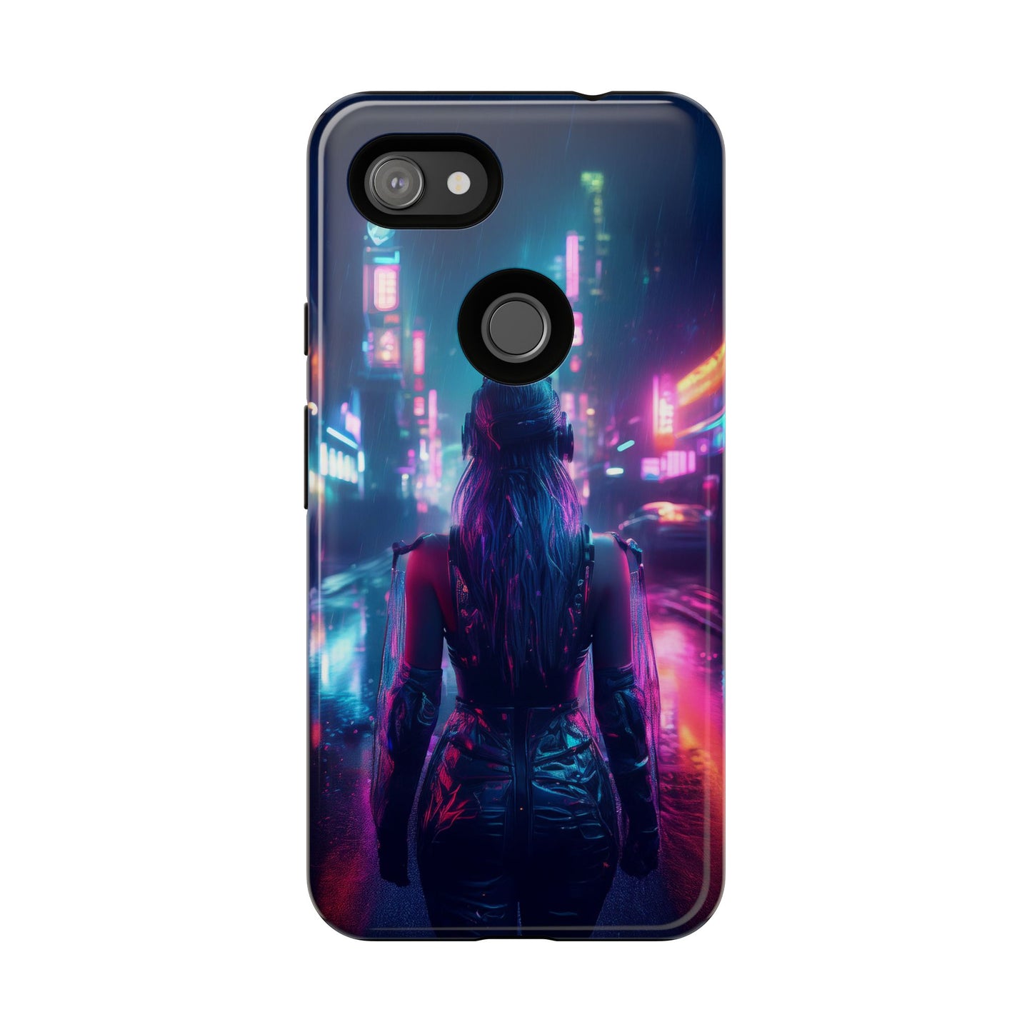 Futuristic Cyberpunk Female Cell Phone Case 032