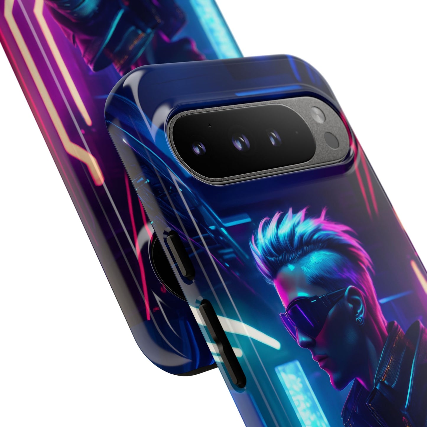 Futuristic Cyberpunk Male Cell Phone Case 002