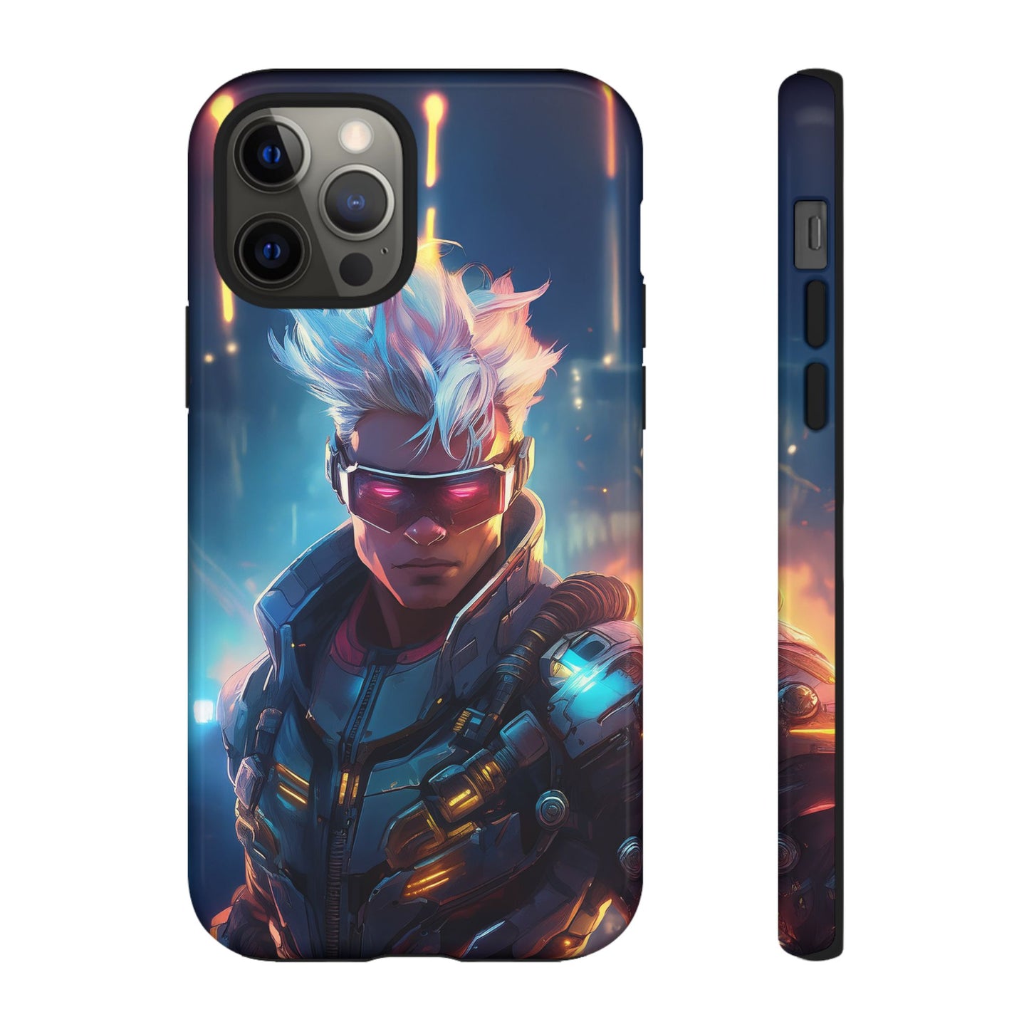 Futuristic Cyberpunk Male Cell Phone Case 018