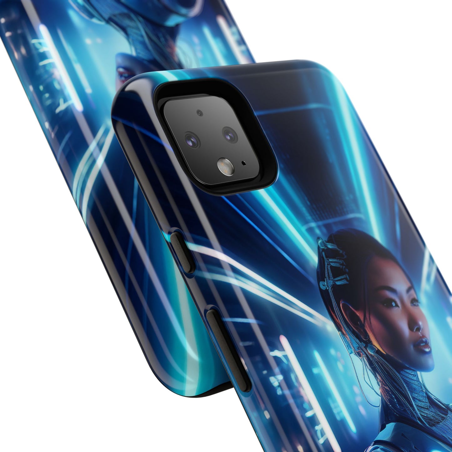 Futuristic Human Android Hybrid Cell Phone Case 004