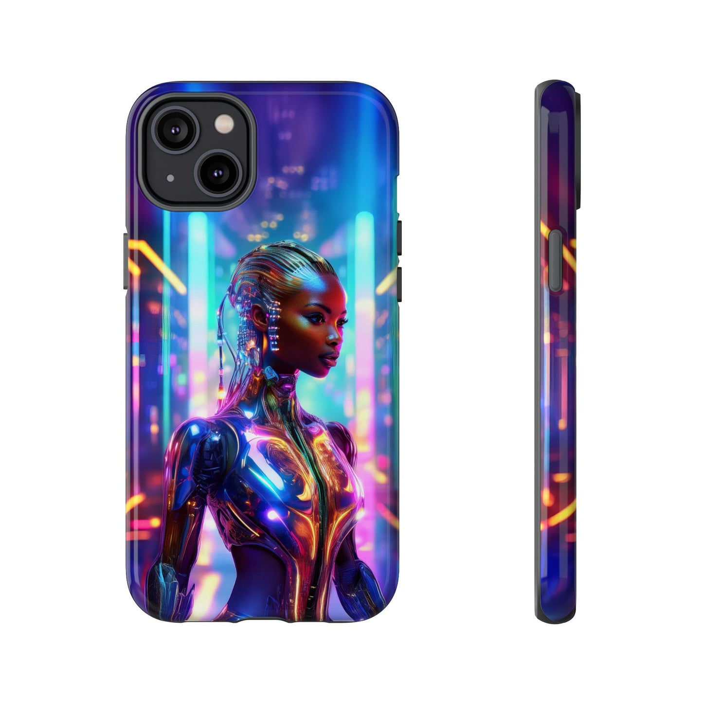 Futuristic Human Android Hybrid Cell Phone Case 018