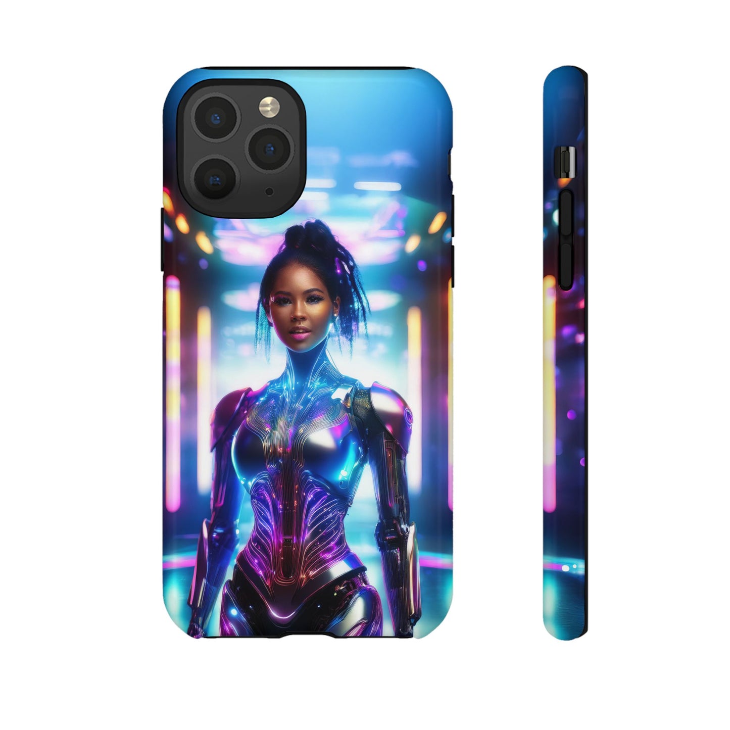 Futuristic Human Android Hybrid Cell Phone Case 009