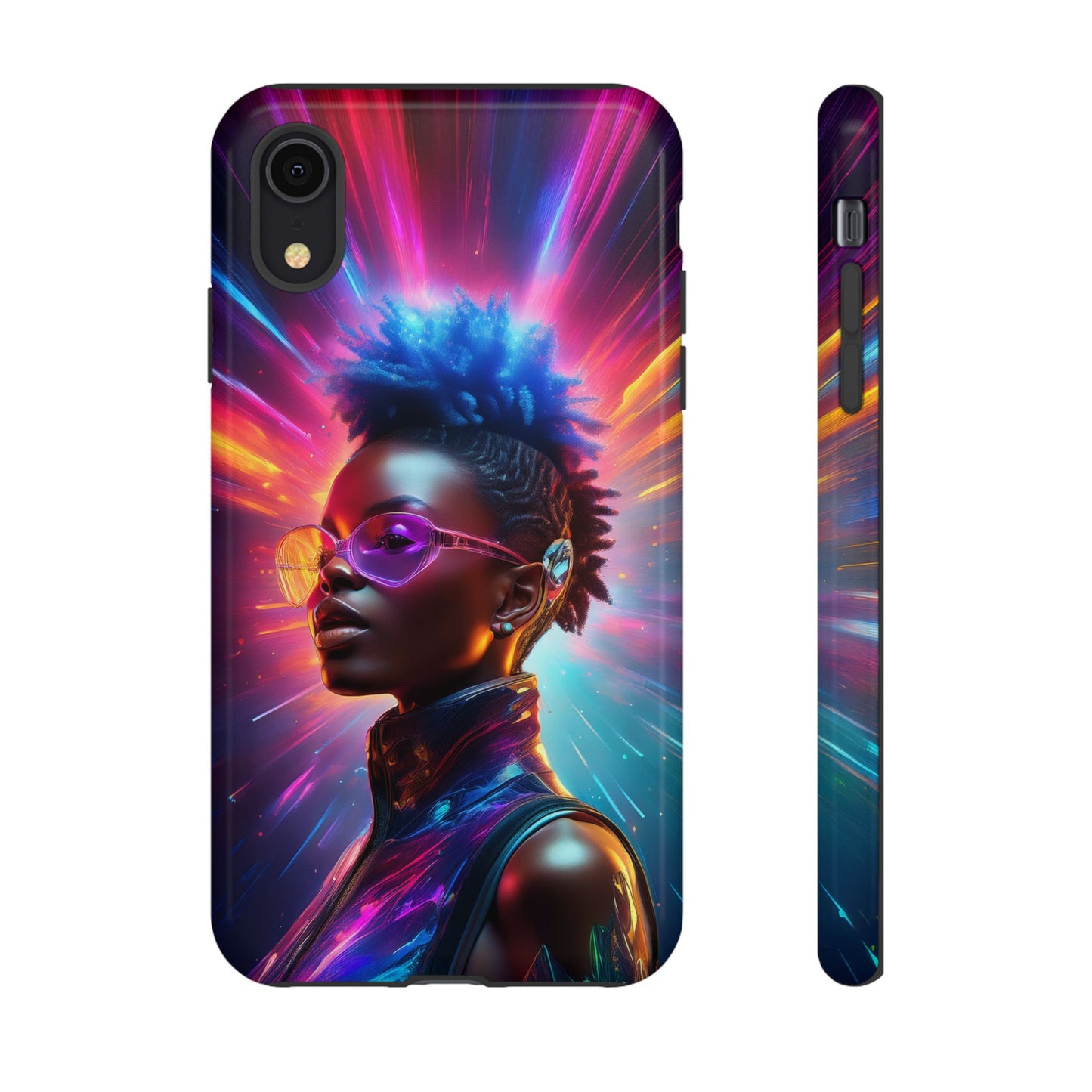 Futuristic Cyberpunk Female Cell Phone Case 026