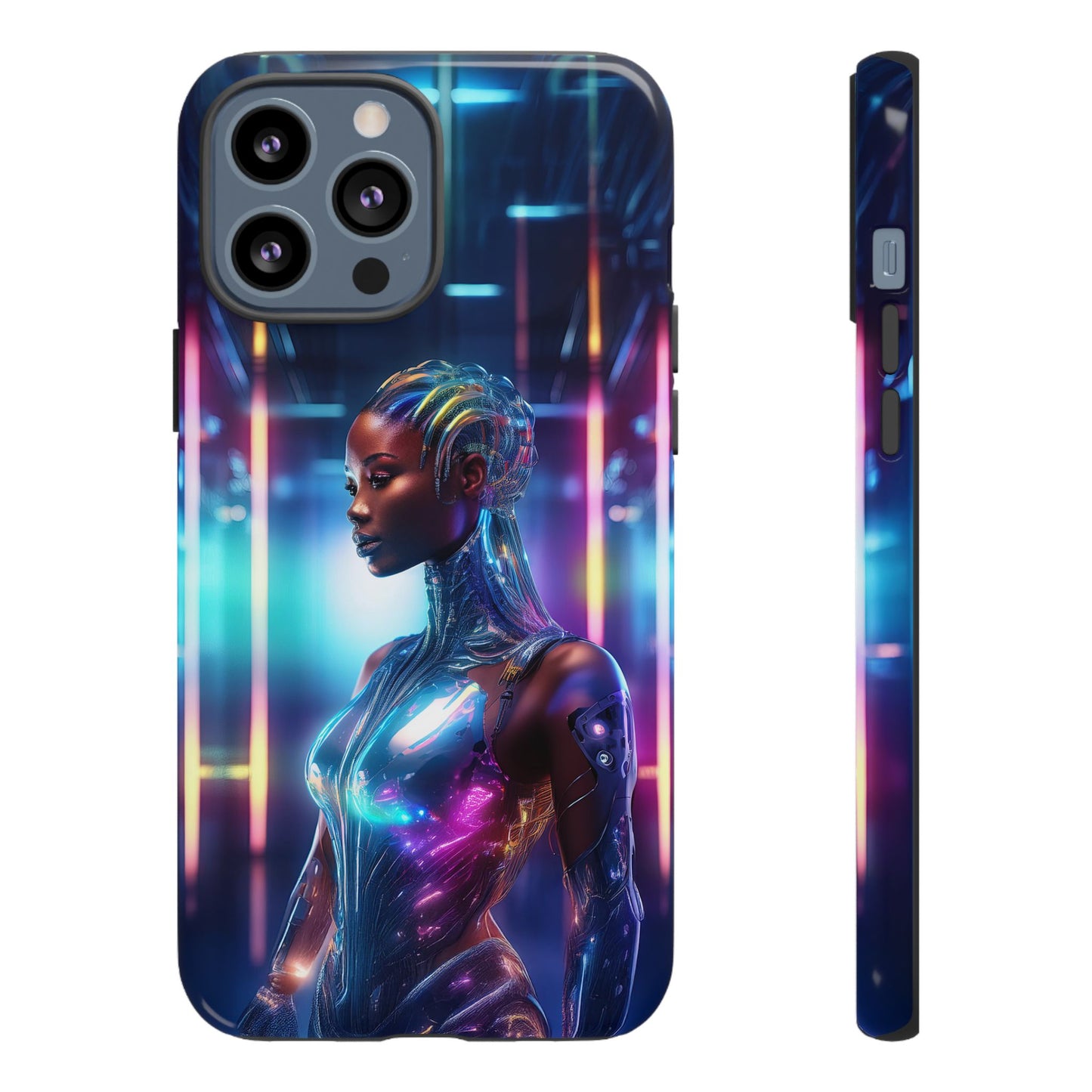 Futuristic Human Android Hybrid Cell Phone Case 014