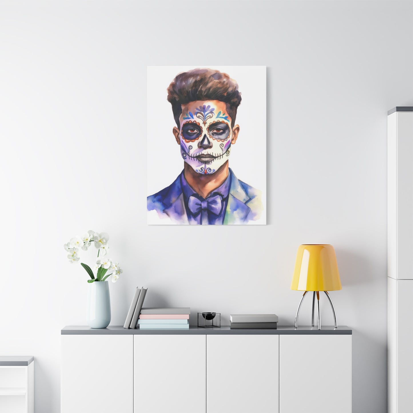 Dia de los Muertos Canvas Art | Day of the Dead - Stretched Matte Wall Decor 013