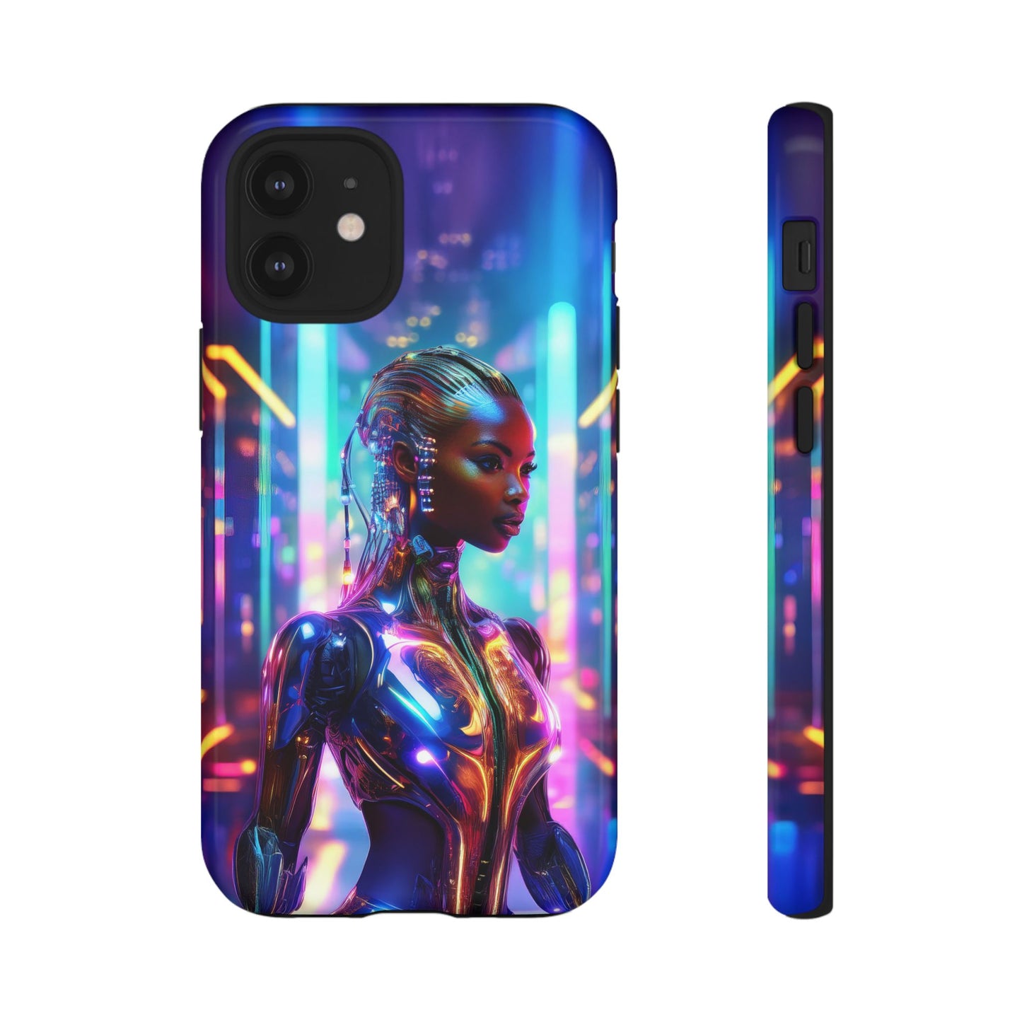 Futuristic Human Android Hybrid Cell Phone Case 018