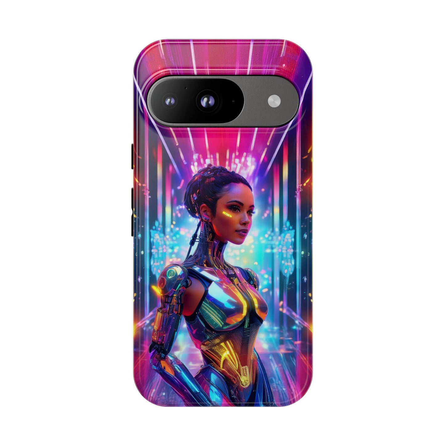 Futuristic Human Android Hybrid Cell Phone Case 006