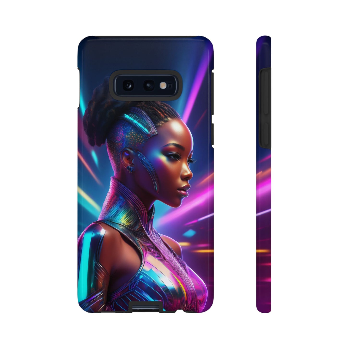 Futuristic Cyberpunk Female Cell Phone Case 014