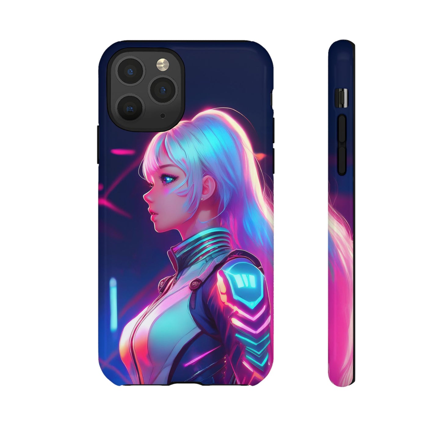 Futuristic Cyberpunk Female Cell Phone Case 009