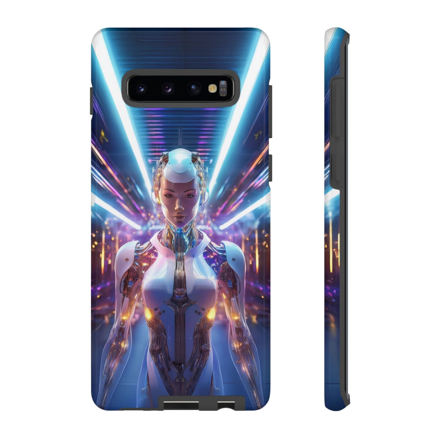 Futuristic Human Android Hybrid Cell Phone Case 007