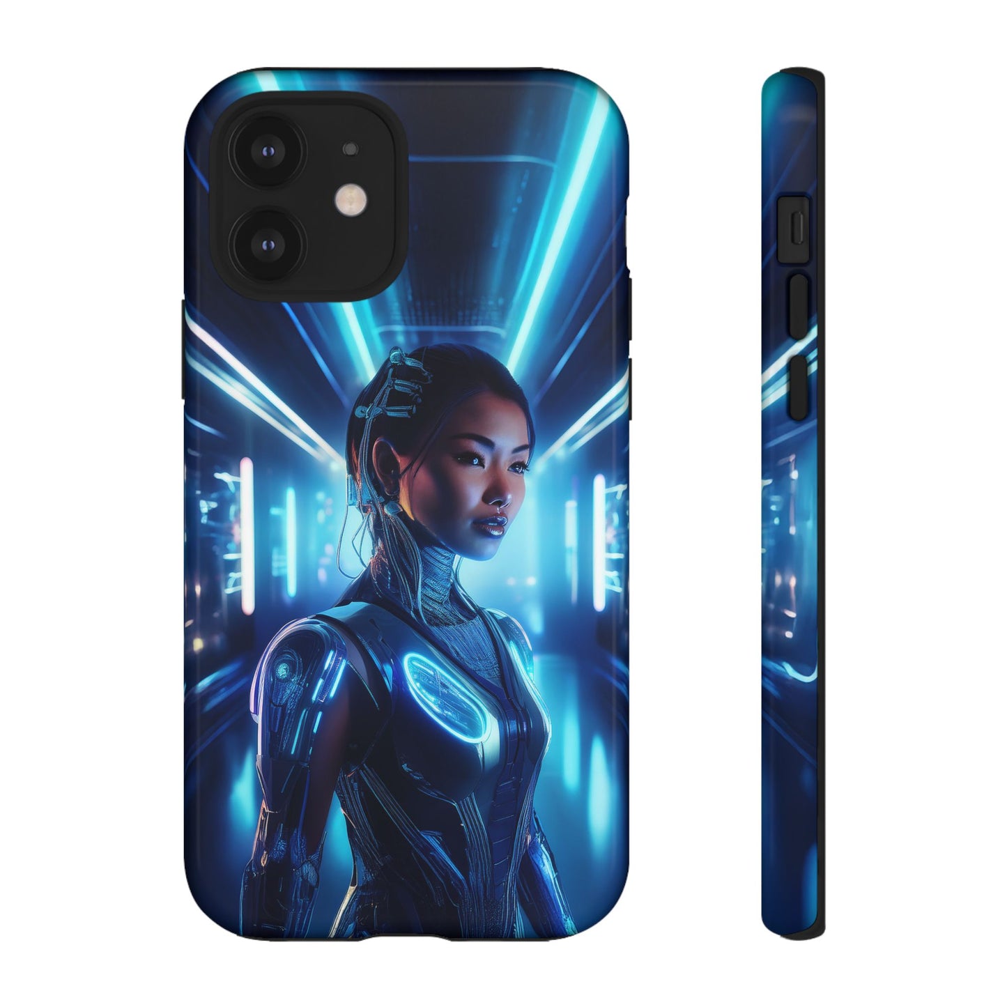 Futuristic Human Android Hybrid Cell Phone Case 004