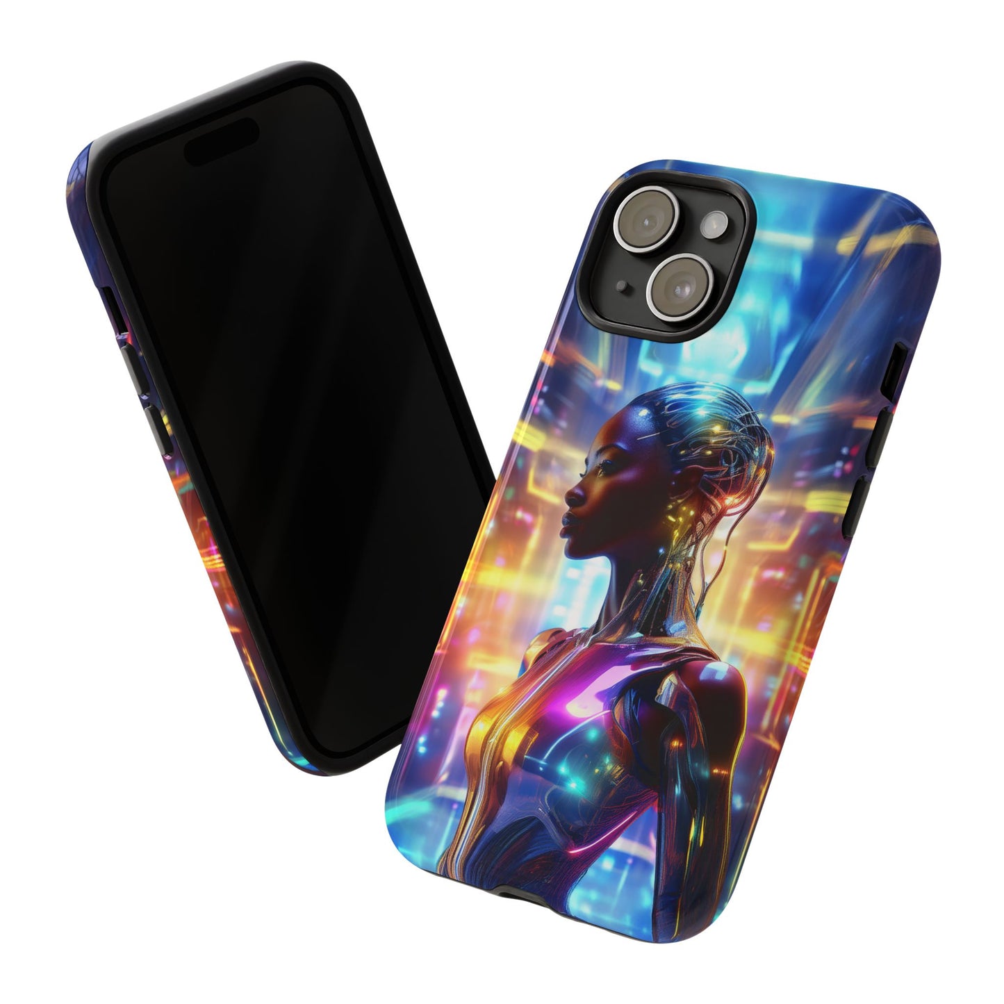 Futuristic Human Android Hybrid Cell Phone Case 011