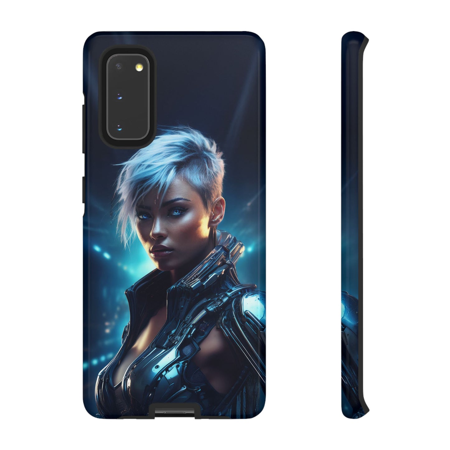 Futuristic Cyberpunk Female Cell Phone Case 027