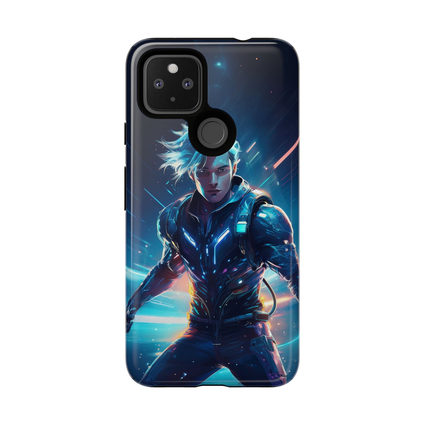 Futuristic Cyberpunk Male Cell Phone Case 024