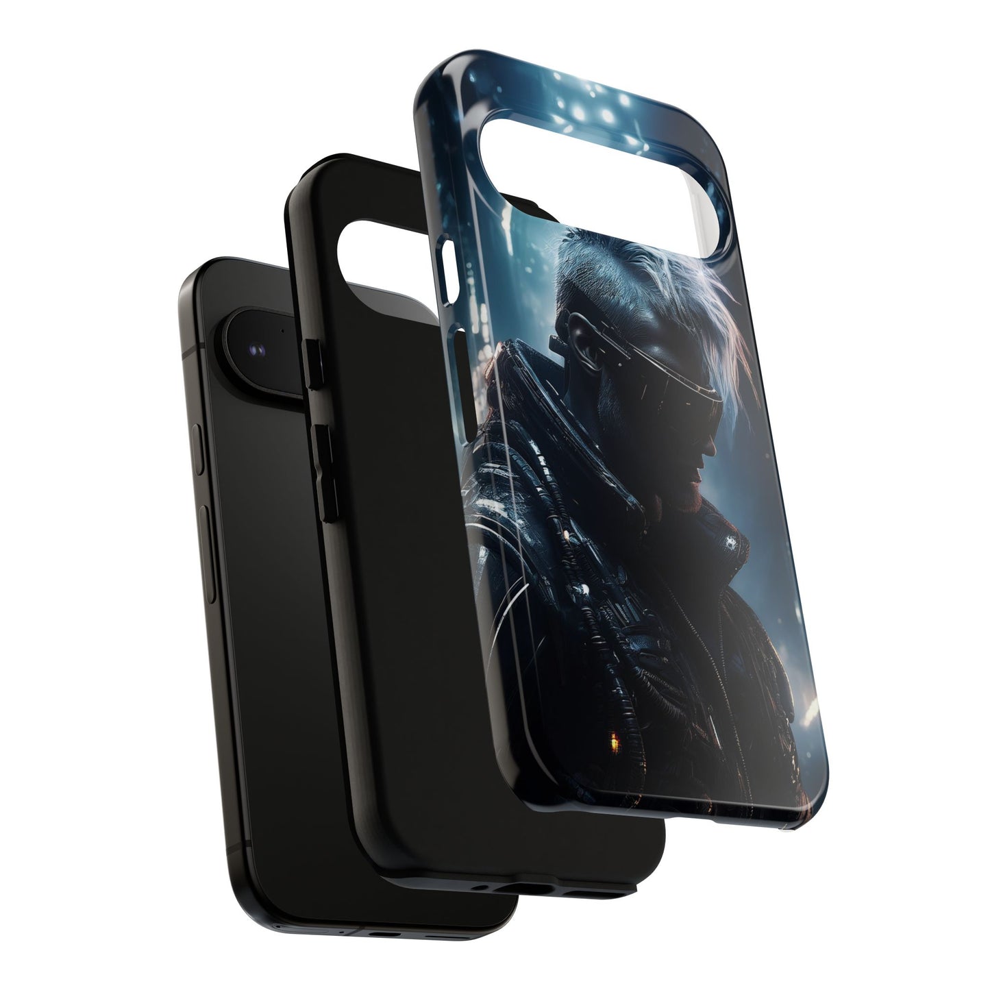 Futuristic Cyberpunk Male Cell Phone Case 025