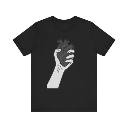 Broken Heart Graphic Tee Dark Theme – Emotional Vector Design for the Heartbroken and Strong