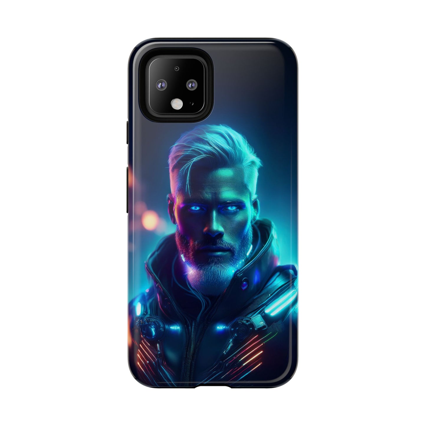 Futuristic Cyberpunk Male Cell Phone Case 023