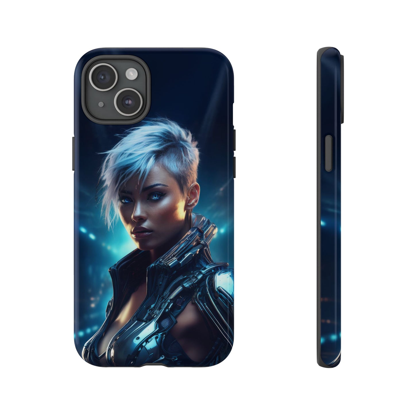 Futuristic Cyberpunk Female Cell Phone Case 027