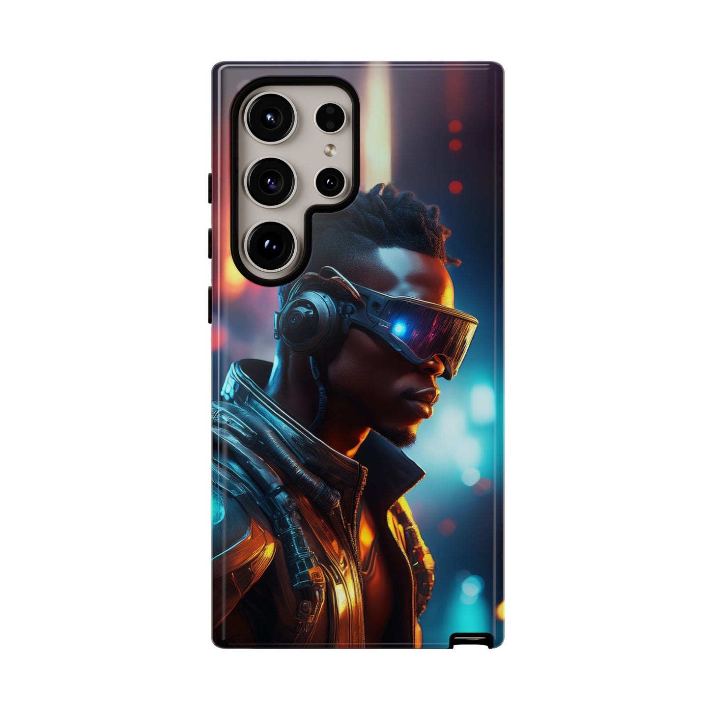 Futuristic Cyberpunk Male Cell Phone Case 016