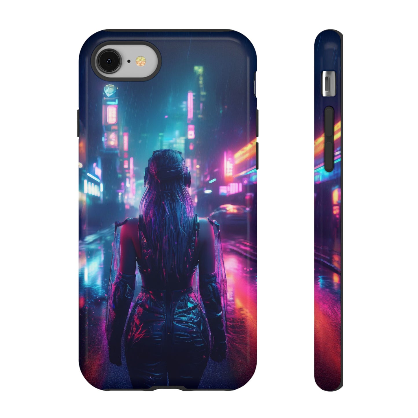 Futuristic Cyberpunk Female Cell Phone Case 032