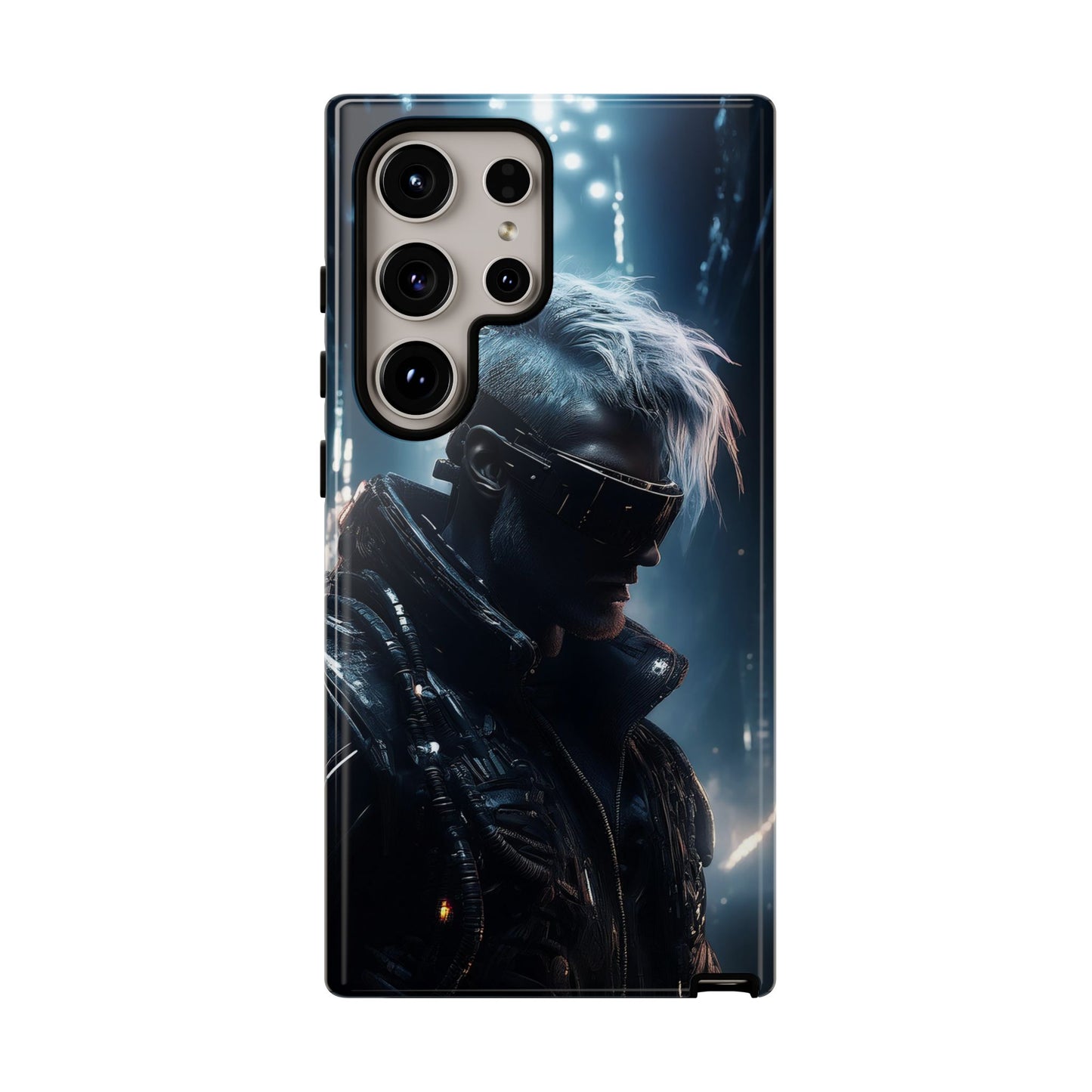 Futuristic Cyberpunk Male Cell Phone Case 025