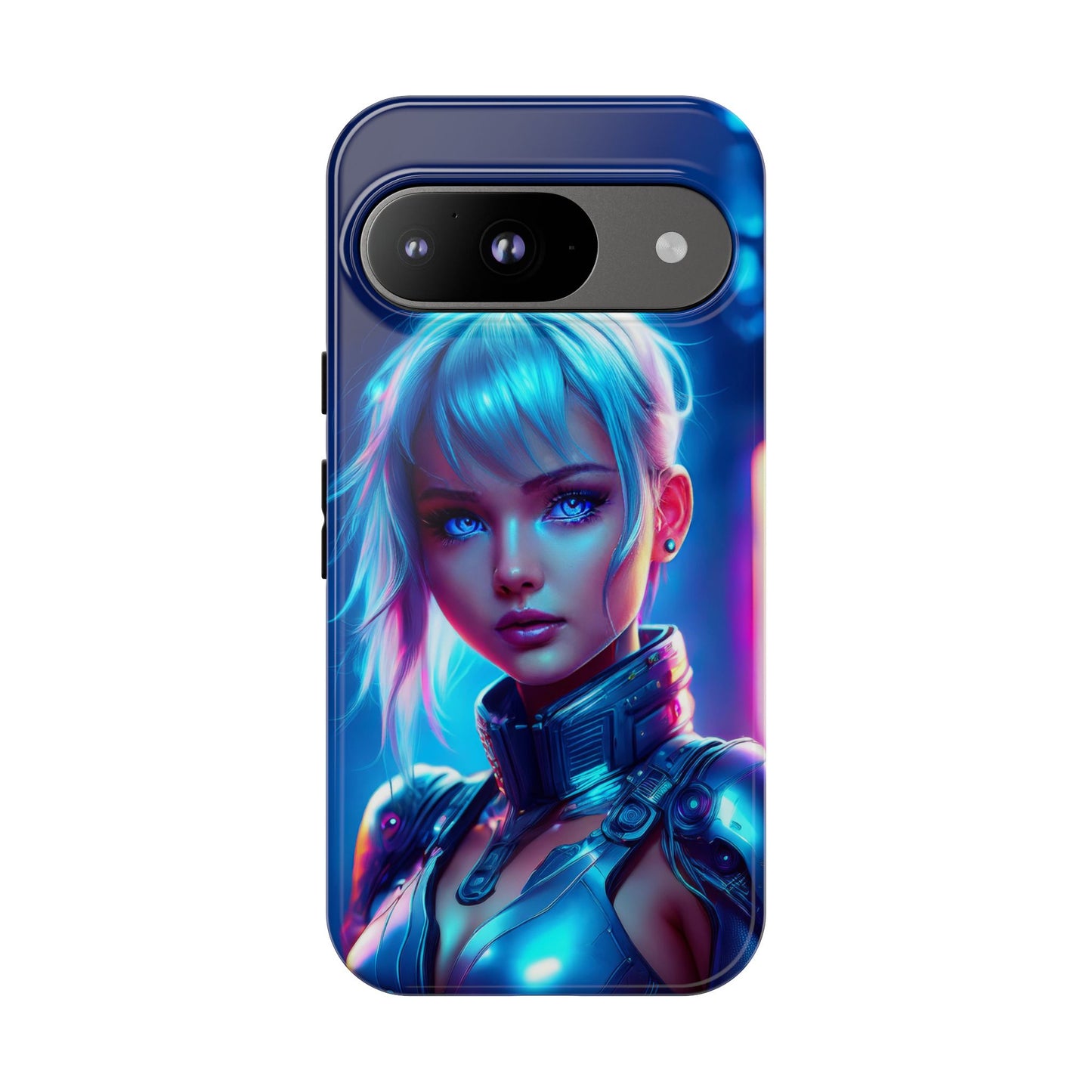 Futuristic Cyberpunk Female Cell Phone Case 013