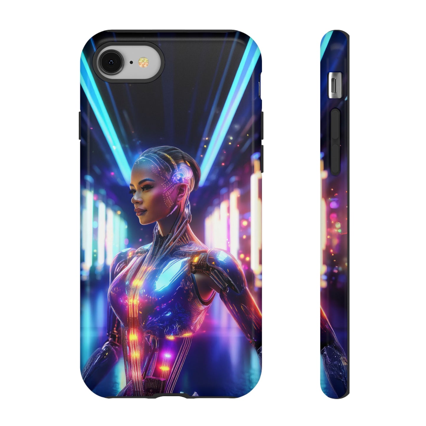 Futuristic Human Android Hybrid Cell Phone Case 010