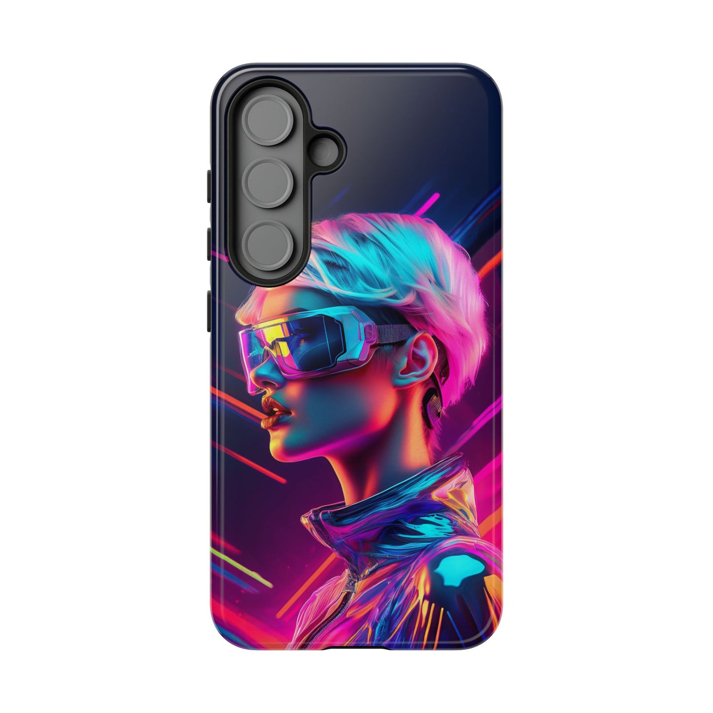 Futuristic Cyberpunk Female Cell Phone Case 031