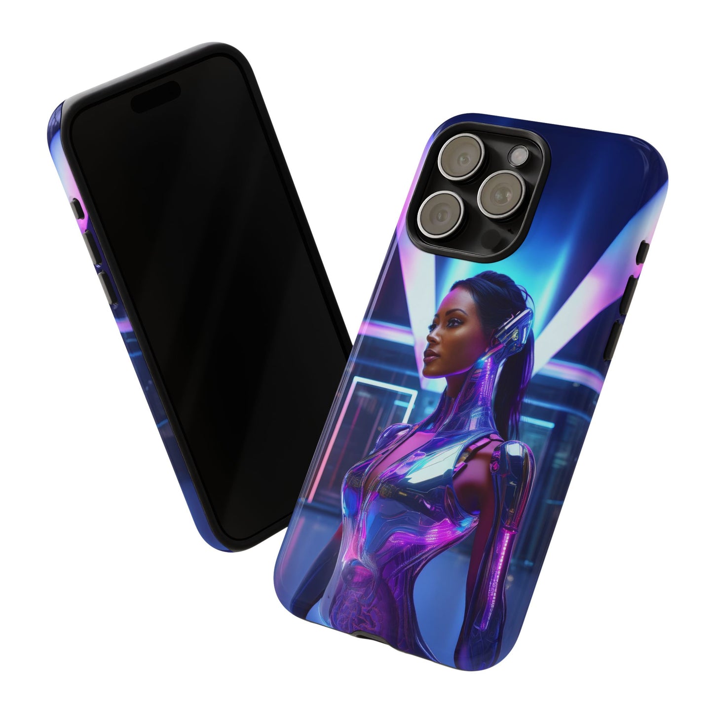 Futuristic Human Android Hybrid Cell Phone Case 017