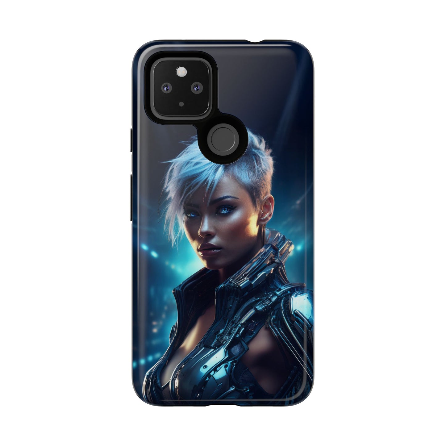 Futuristic Cyberpunk Female Cell Phone Case 027