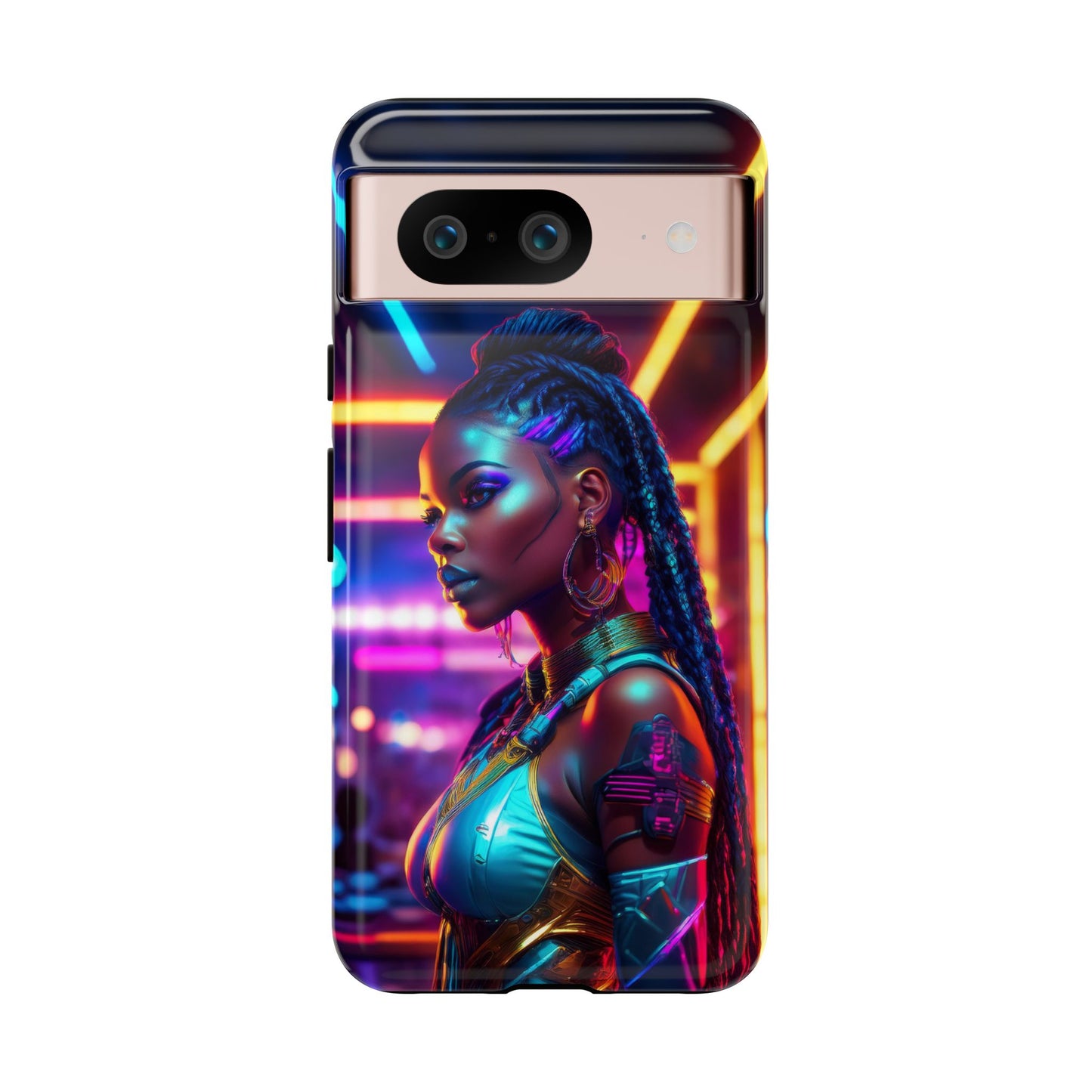 Futuristic Cyberpunk Female Cell Phone Case 006