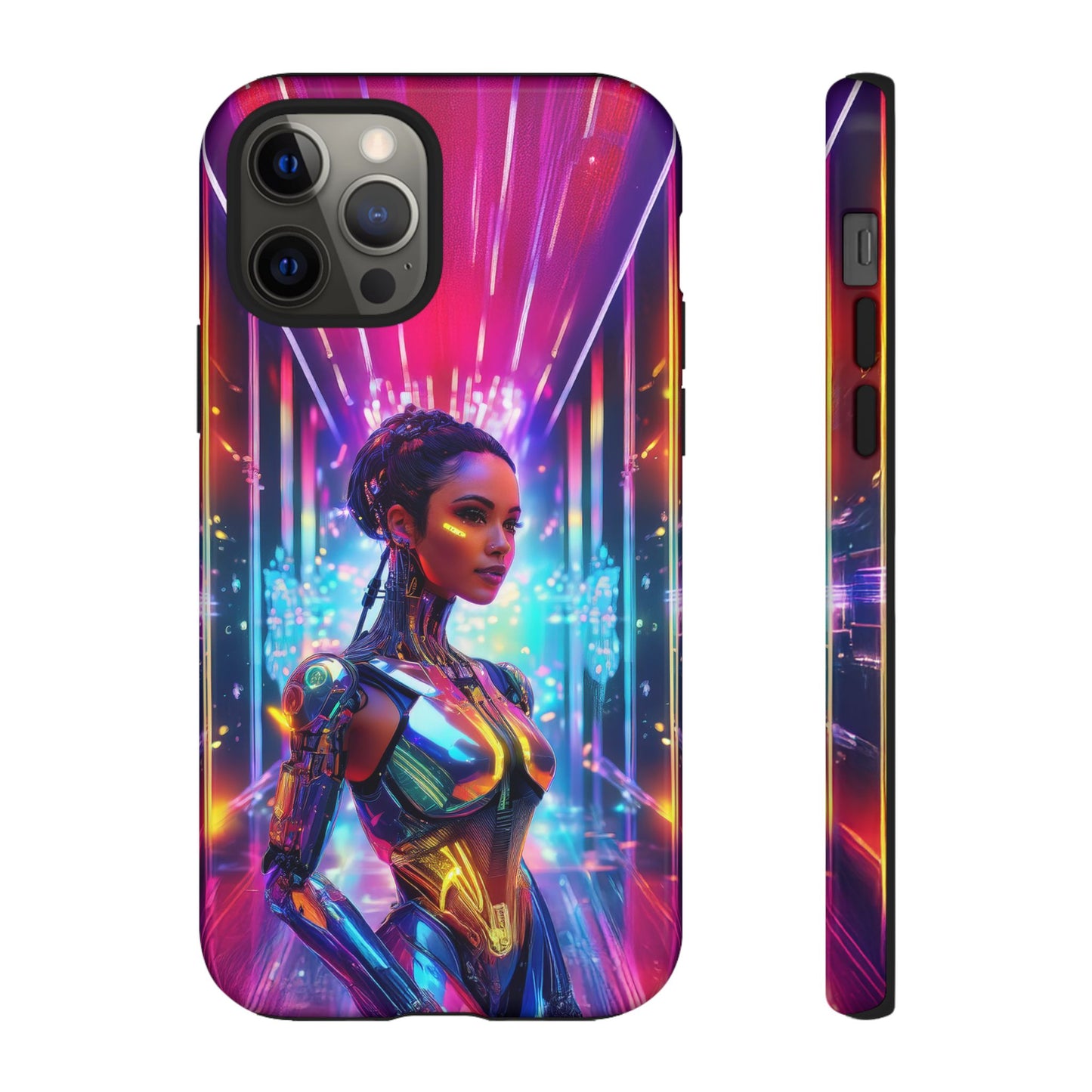 Futuristic Human Android Hybrid Cell Phone Case 006