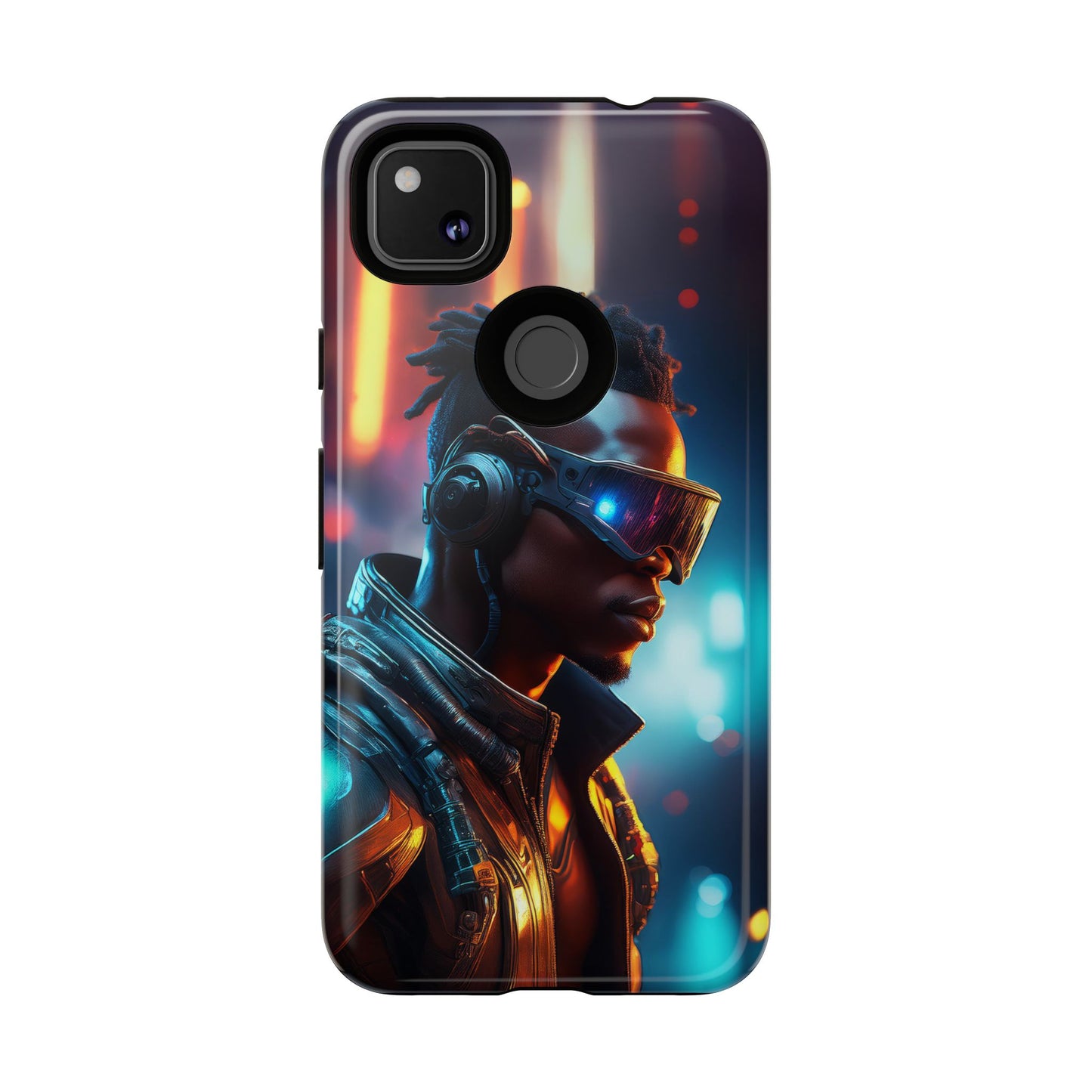 Futuristic Cyberpunk Male Cell Phone Case 016