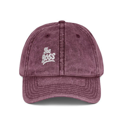 The Boss Vintage Hat – Embroidered Statement Hat for Power Moves Only