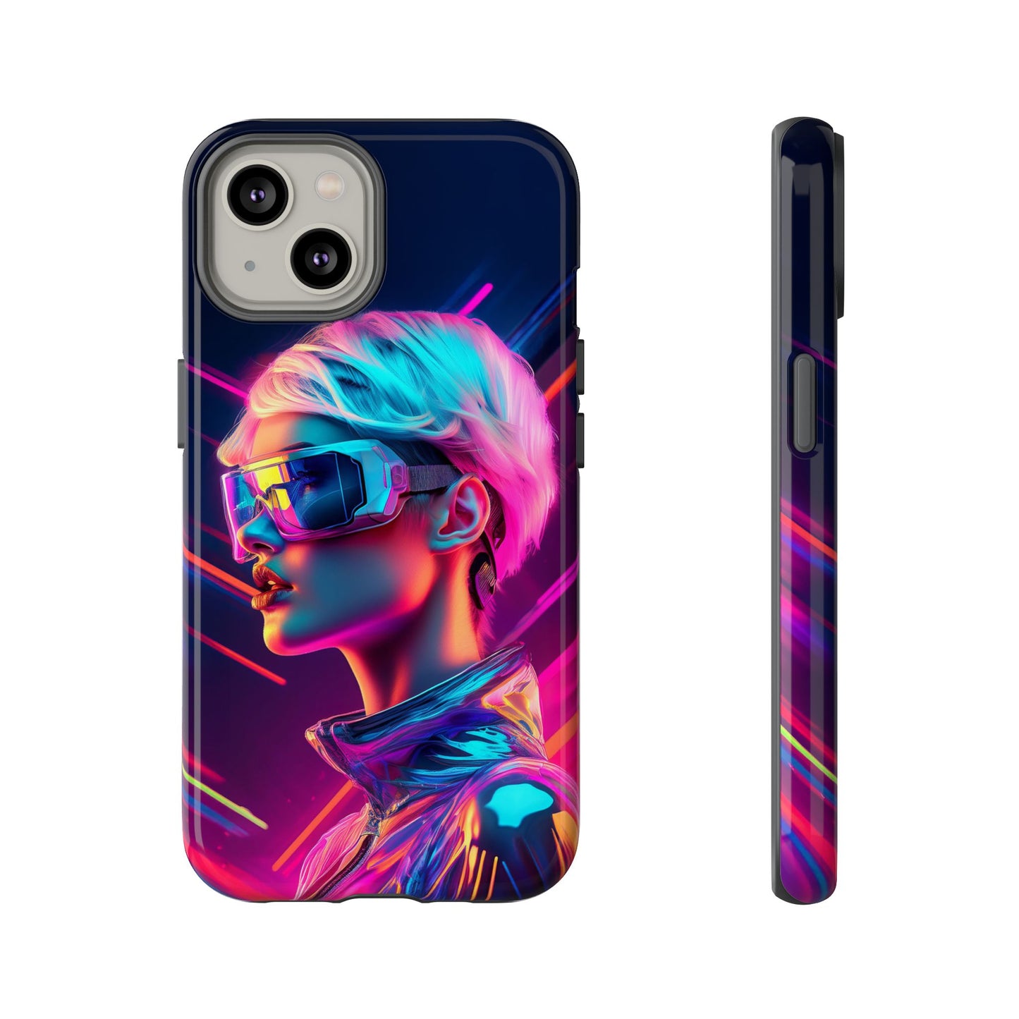 Futuristic Cyberpunk Female Cell Phone Case 031