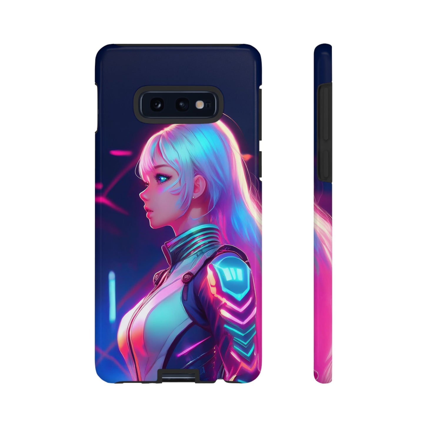 Futuristic Cyberpunk Female Cell Phone Case 009