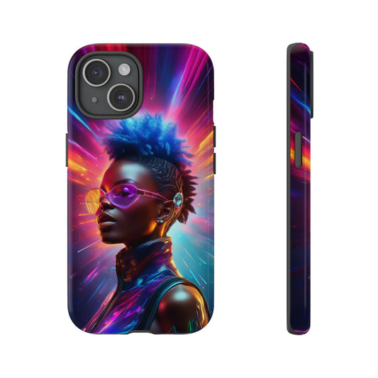 Futuristic Cyberpunk Female Cell Phone Case 026