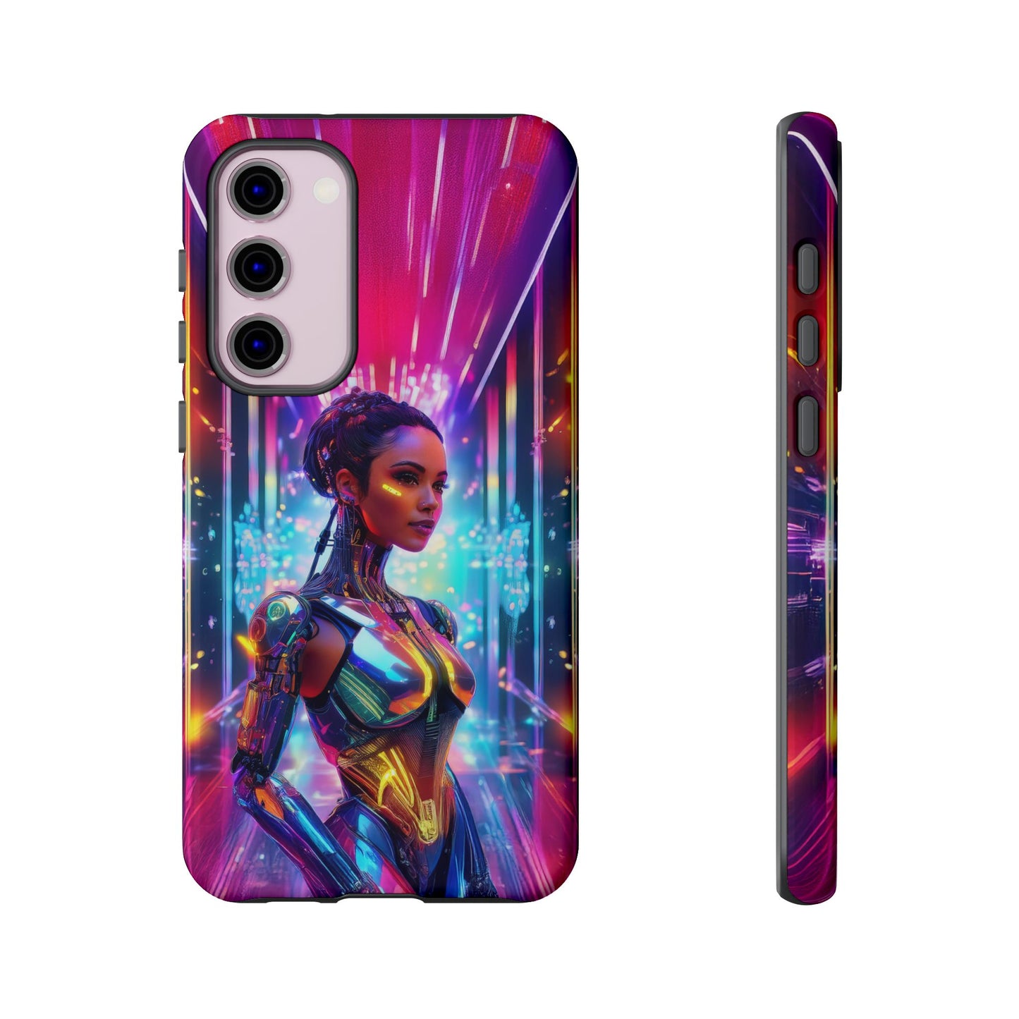 Futuristic Human Android Hybrid Cell Phone Case 006