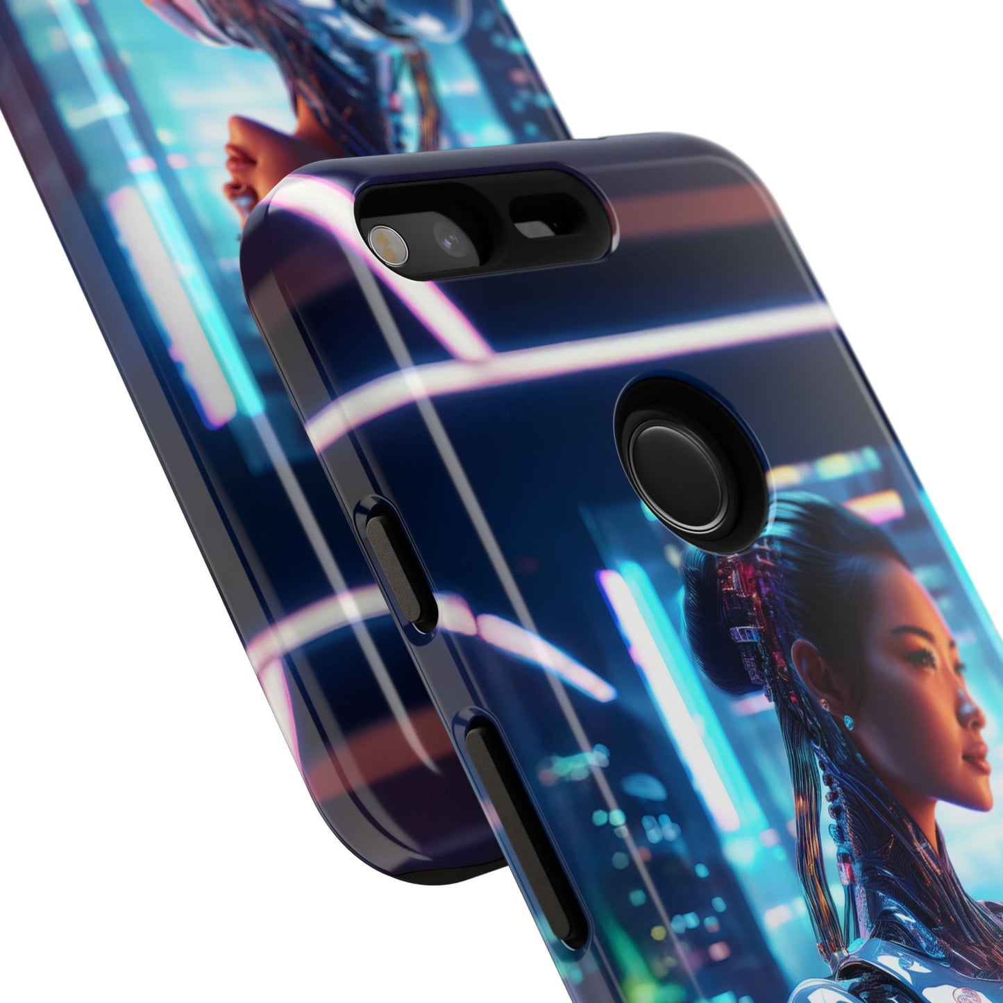 Futuristic Human Android Hybrid Cell Phone Case 013