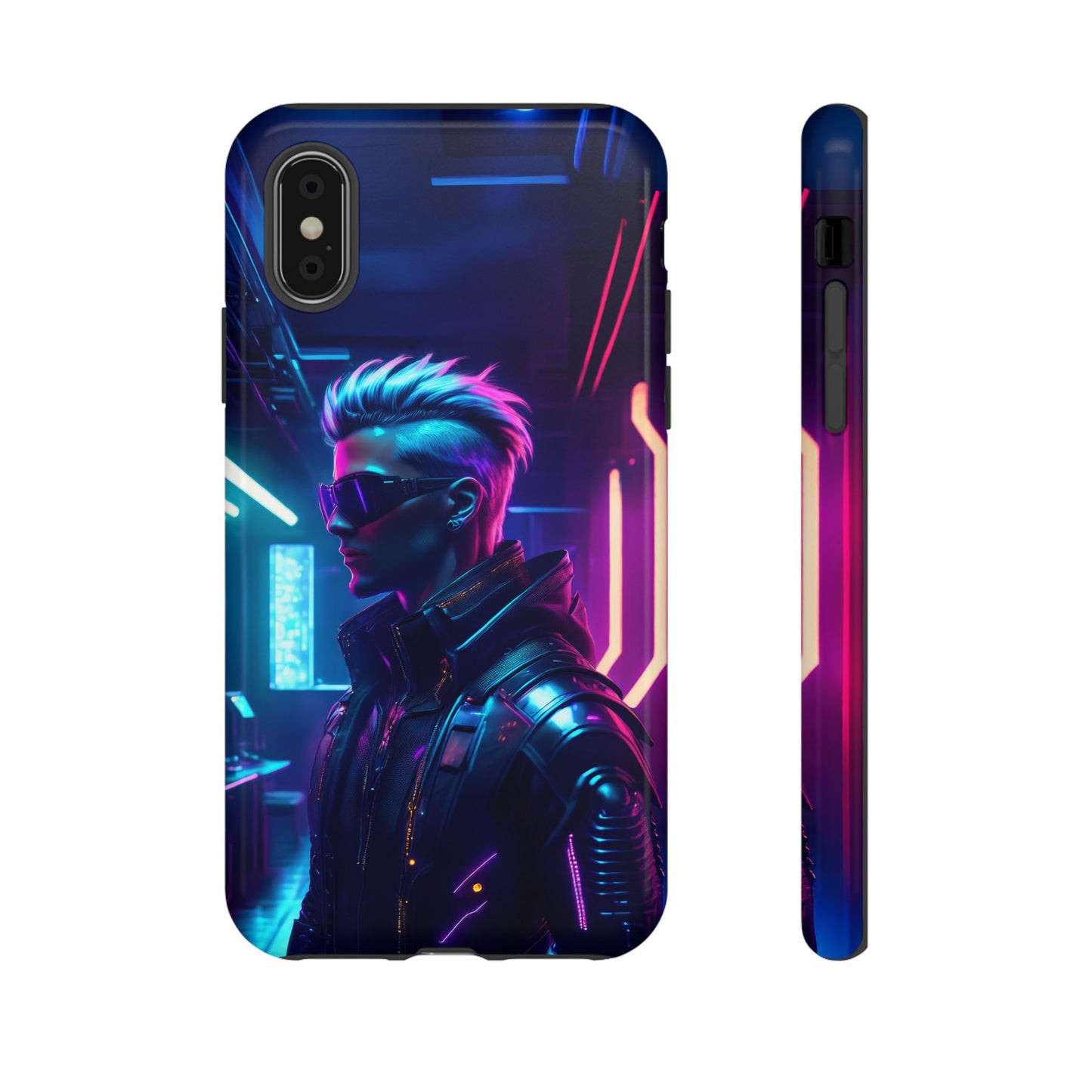 Futuristic Cyberpunk Male Cell Phone Case 002