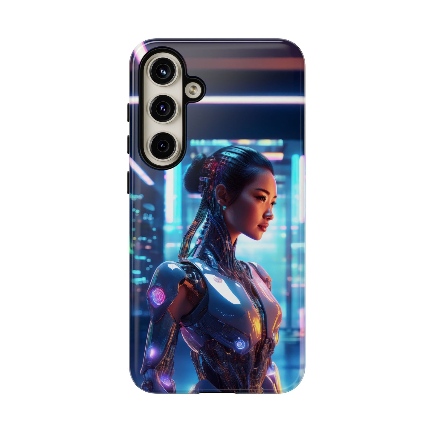 Futuristic Human Android Hybrid Cell Phone Case 013