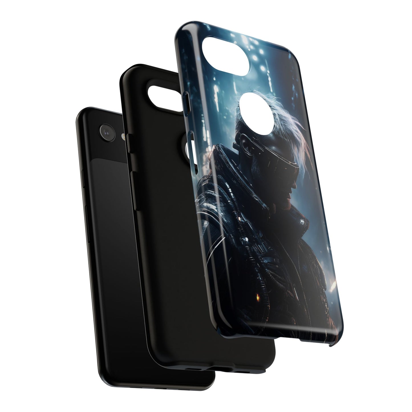 Futuristic Cyberpunk Male Cell Phone Case 025