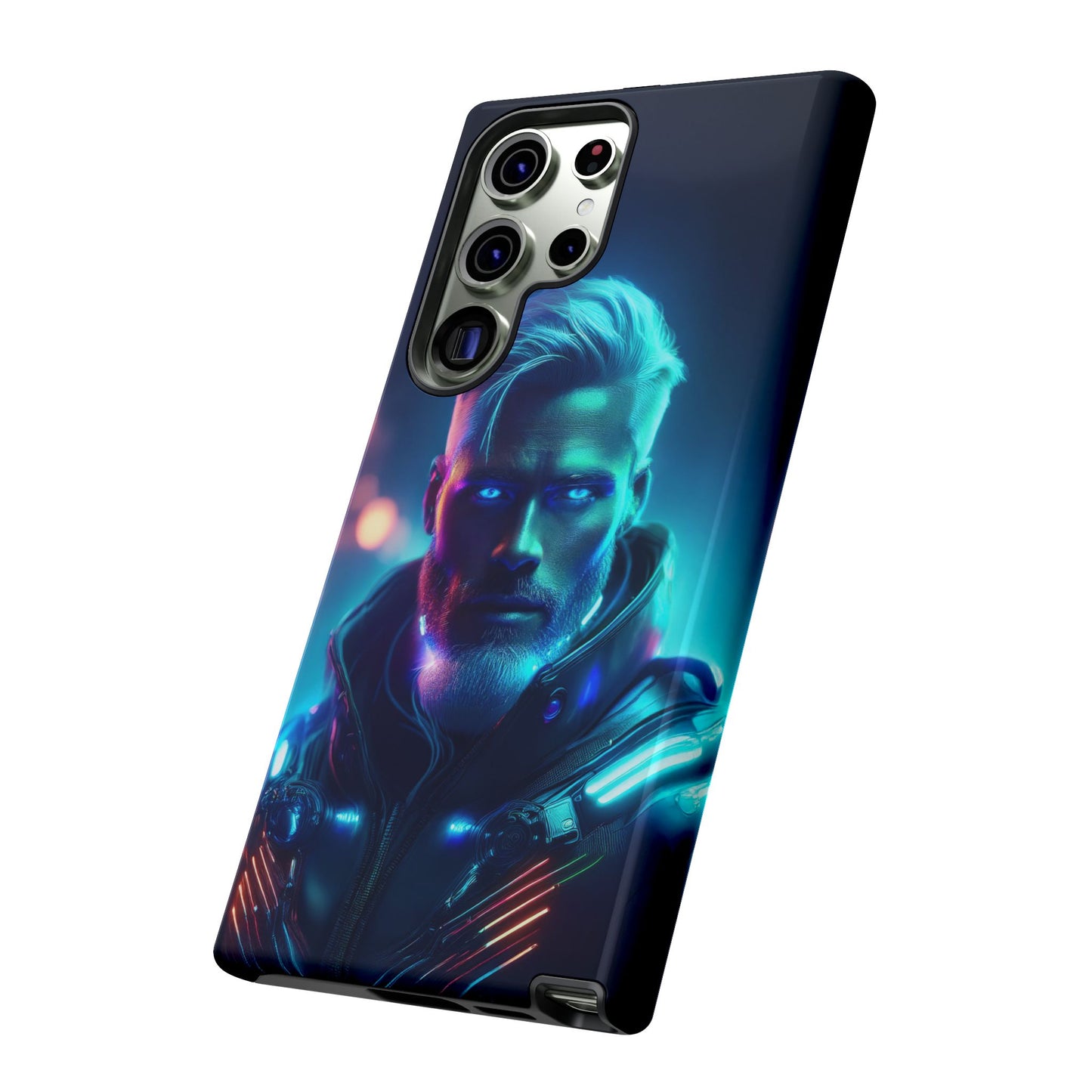 Futuristic Cyberpunk Male Cell Phone Case 023