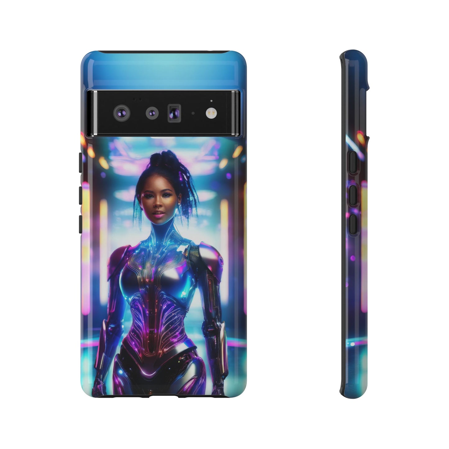 Futuristic Human Android Hybrid Cell Phone Case 009