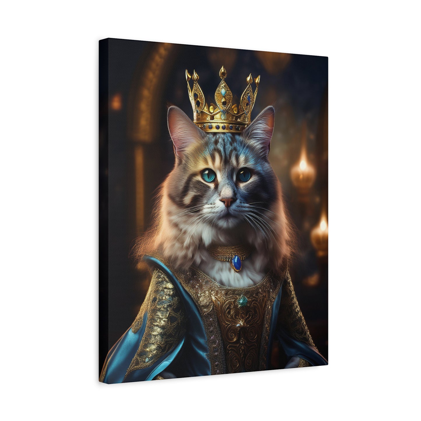 Her Royal Meowjesty Canvas Art | Stretched Matte Wall Decor 001